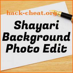 Shayari Background Photo Edit icon