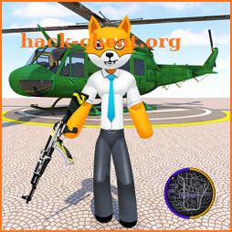 Shiba Stickman Rope Hero Gangstar Crime icon