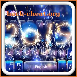 Shining 2019 fireworks Keyboard Theme icon