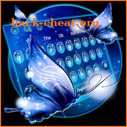 Shining Butterfly Galaxy Keyboard icon