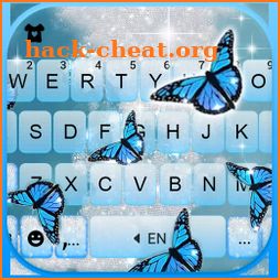 Shining Butterfly Keyboard Background icon
