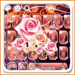 Shining Rose Keyboard Theme icon