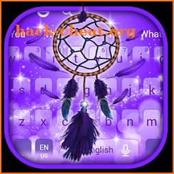 Shiny Purple Dreamcatcher Keyboard Theme icon