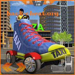 Shoes Taxi Driving Simulator: City Ride icon
