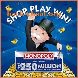 Shop, Play, Win!® MONOPOLY icon