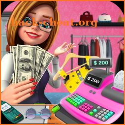 Shopping Mall Girl Cashier Game icon