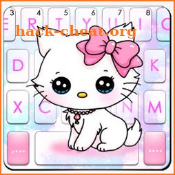 Shy Kitten Keyboard Theme icon