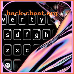 Silky Black Keyboard Background icon