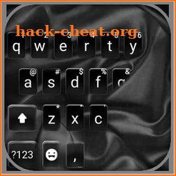 Silky Simple Black Keyboard Background icon
