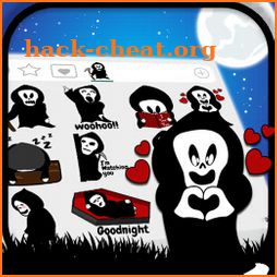 Silly Grim Reaper Emoji Stickers icon