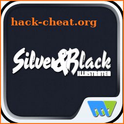 Silver & Black Illustrated icon