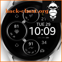 Silver Digital Watch Face icon