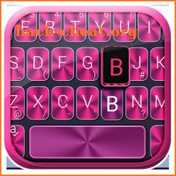 Silver Pink Metal Keyboard Theme icon
