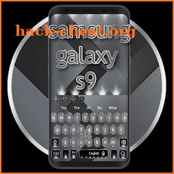 Silver Shine Keyboard For Galaxy S9 icon