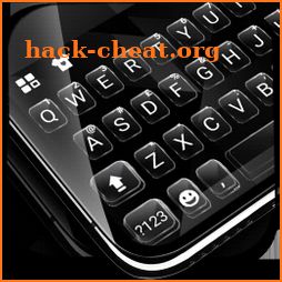 Simple Black Glass Keyboard Theme icon