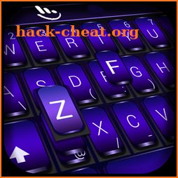 Simple Black Purple Keyboard Theme icon