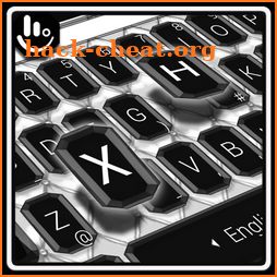 Simple Black White Keyboard Theme icon