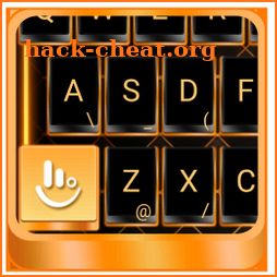 Simple Gold Black Keyboard Theme icon