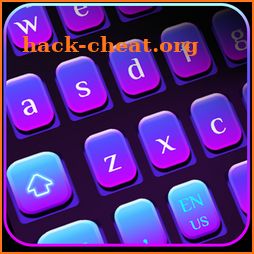 Simple Purple Light Keyboard icon
