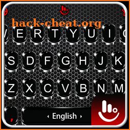 Simple Red Metal Gun Keyboard Theme icon