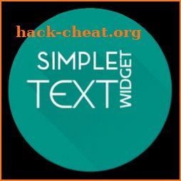 Simple Text Widget (Any Text) icon