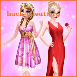 Sisters Red Dressup Makeup icon