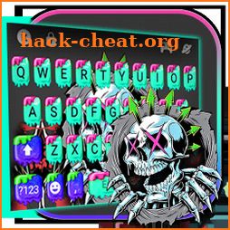 Skeleton Graffiti Keyboard Theme icon