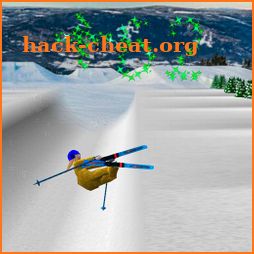 ⛷ Girl Skier. Sport game icon