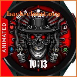 Skull & Guns Watch Face 008 icon
