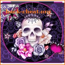 Skull Flower Themes Live Wallpapers icon