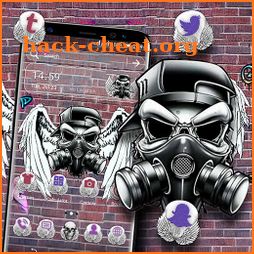 Skull Graffiti Launcher Theme icon
