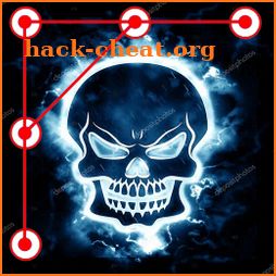 Skull Pattern Lock Screen : Skull Lock PIN : Lock icon