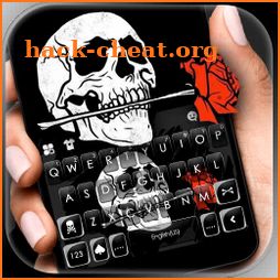 Skull Rose Keyboard Theme icon