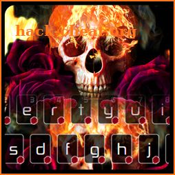 Skull Roses Keyboard Theme icon