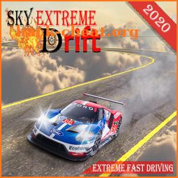 Sky extreme car drift icon