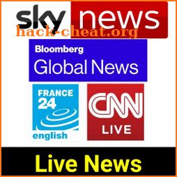 Sky News Live, FRANCE 24 Live, Financial News Live icon