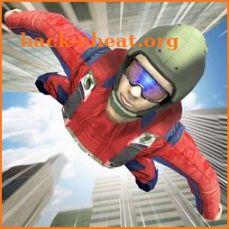 Skydiving Endless Wing Suit city Skyscraper Jump icon