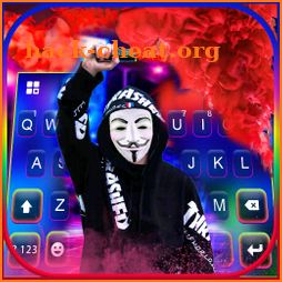 Smokey Anonymous Keyboard Background icon