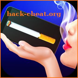 Smoking virtual cigarette icon