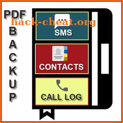 SMS BACKUP (PDF),GOOGLE CONTACTS, CALL LOG & Stats icon