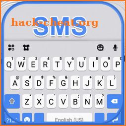 Sms Blue Keyboard Theme icon