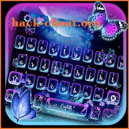SMS Neon Fairyland Keyboard Theme icon