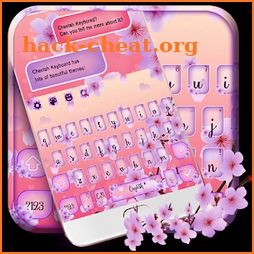 SMS Pink Flower Theme Keyboard icon