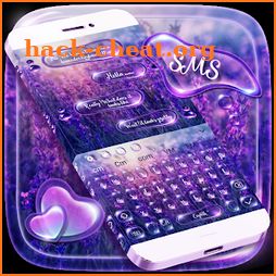 SMS Shimmer Lavender Keyboard icon