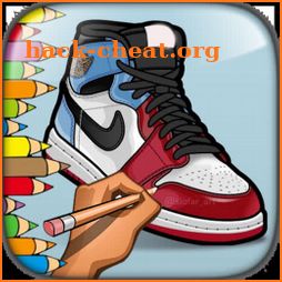 Sneakers Jordan Coloring Pages icon