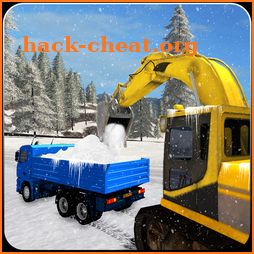 Snow blower, Excavator Crane Truck Driver icon