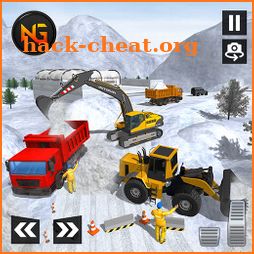 Snow Blower Excavator Machine: Dump Truck Driver icon