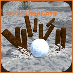 Snow bowling Smash icon