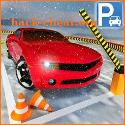Snow Car Parking Real Driving School Parking Plaza icon