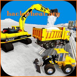 Snow Excavator Crane Simulator icon